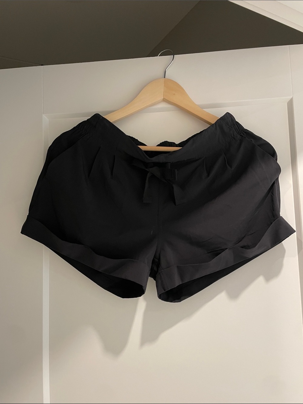 Lululemon Black Tie Shorts